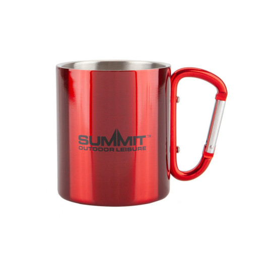 Кружка с ручкой-карабином Summit Carabiner Handled Mug красная 300 мл