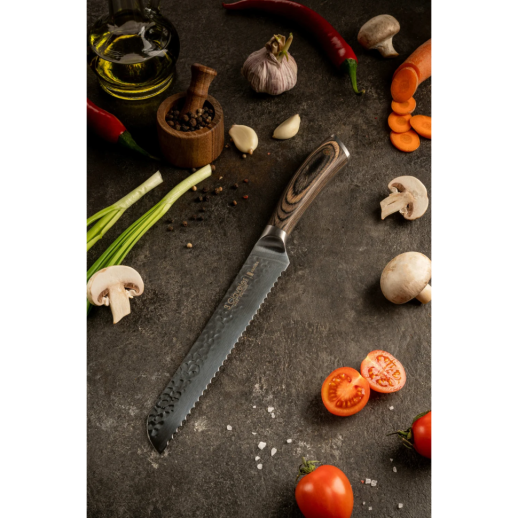 Нож для хлеба 19 см. SAKURA 3claveles 1017, Испания