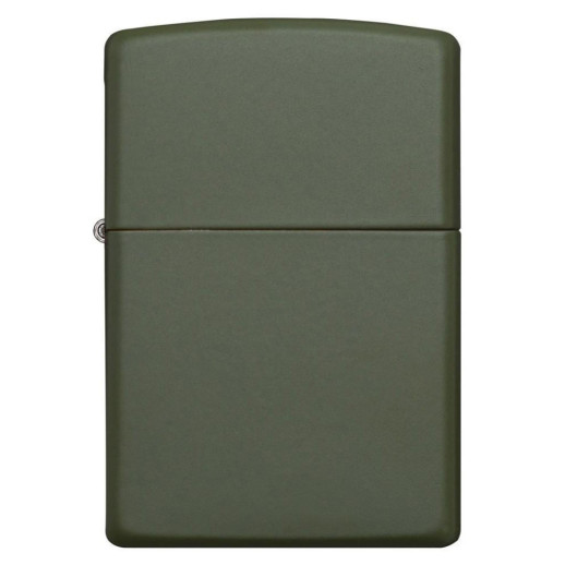 Зажигалка Zippo REGULAR GREEN MATTE