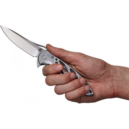 Нож Artisan Dragonfly SW, D2, Steel handle