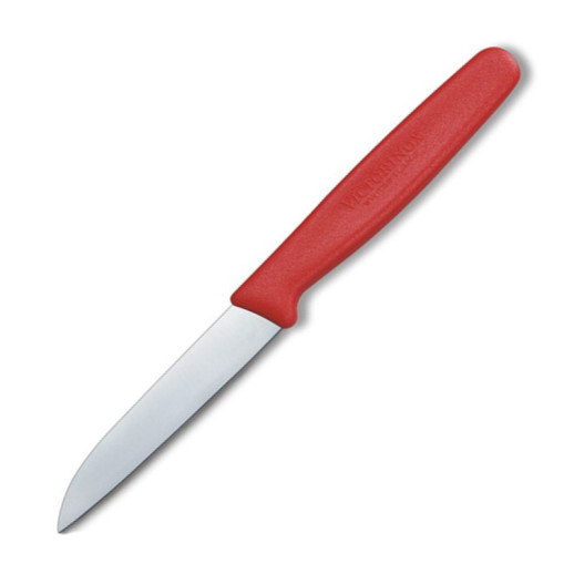 Нож кухонный Victorinox Paring для чистки 8 см красный