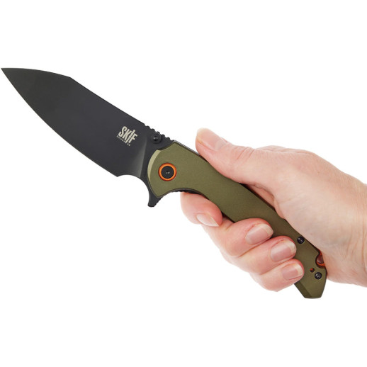 Нож Skif Jock BSW, aluminium, olive green