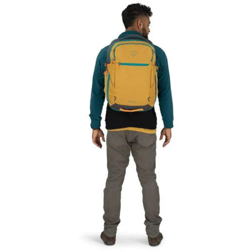 Рюкзак Osprey Daylite Carry-On Travel Pack 35 tumbleweed yellow/tunnel vision - O/S - желтый/бирюзовый