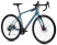 Велосипед Merida 2021 silex 4000 s(47) matt steel blue(glossy red)