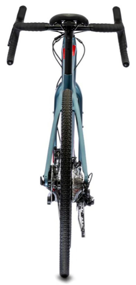 Велосипед Merida 2021 silex 4000 s(47) matt steel blue(glossy red)