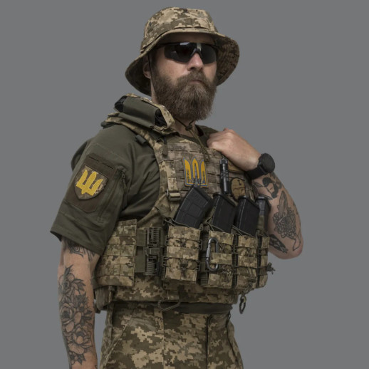 Комплект баллистических пакетов для бронежилета. Ukrarmor Перед и спина. L/XL 1