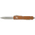 Нож Microtech Ultratech Double Edge Serrated Stonewash Aluminum Tan