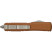 Нож Microtech Ultratech Double Edge Serrated Stonewash Aluminum Tan