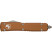 Нож Microtech Ultratech Double Edge Serrated Stonewash Aluminum Tan