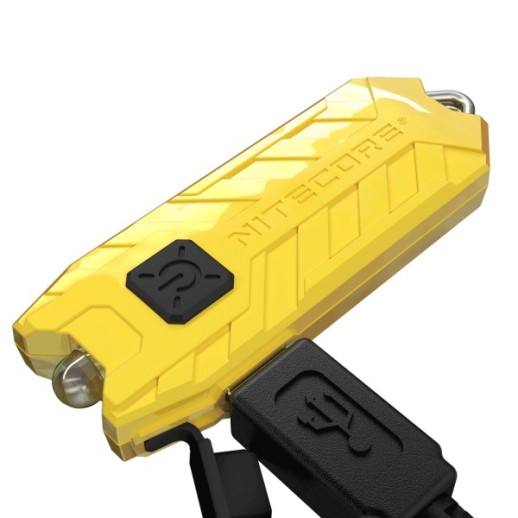Фонарь-брелок Nitecore TUBE V2.0, 55 люмен, желтый