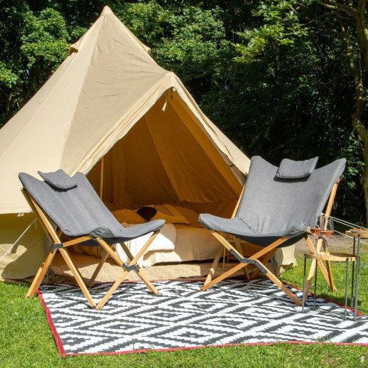 Кресло раскладное Bo-Camp Wembley L Grey (1200380)