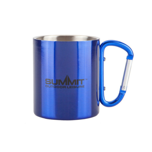 Кружка с ручкой-карабином Summit Carabiner Handled Mug синяя 300 мл