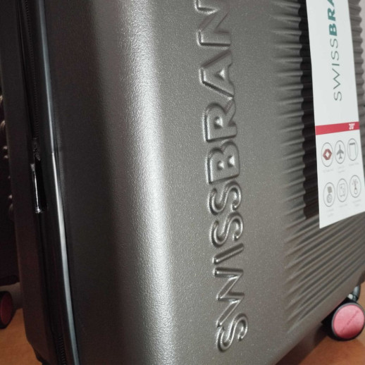 Чемодан Swissbrand Enstone (M) Grey (SWB_LHENS801M)