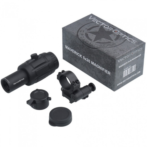 5x оптический увеличитель Vector Optics Maverick 5x26 w/ Flip Side