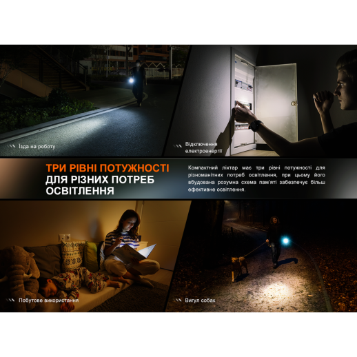 Фонарь ручной Fenix ​​E12 V3.0