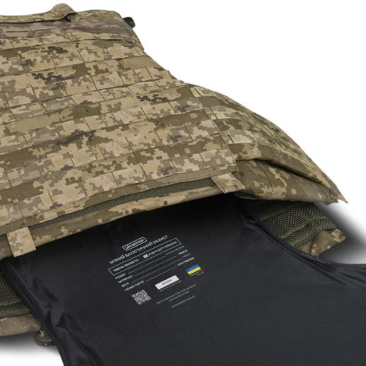 Комплект баллистических пакетов для бронежилета. Ukrarmor Перед и спина. S/M 2