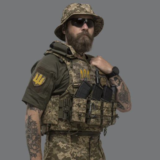 Комплект баллистических пакетов для бронежилета. Ukrarmor Перед и спина. S/M 2