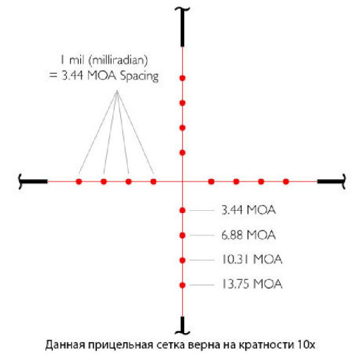 Прицел Hawke Vantage 3-9х40,1", Mil Dot, подсветка