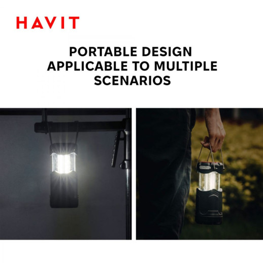 Многофункциональный фонарь для кемпинга HAVIT HV-S006 3W 300Lm