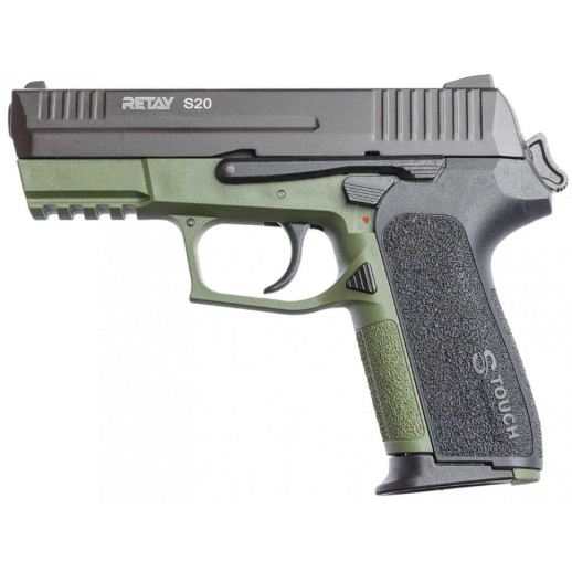 Пистолет стартовый Retay S20 9мм olive (S530106G)
