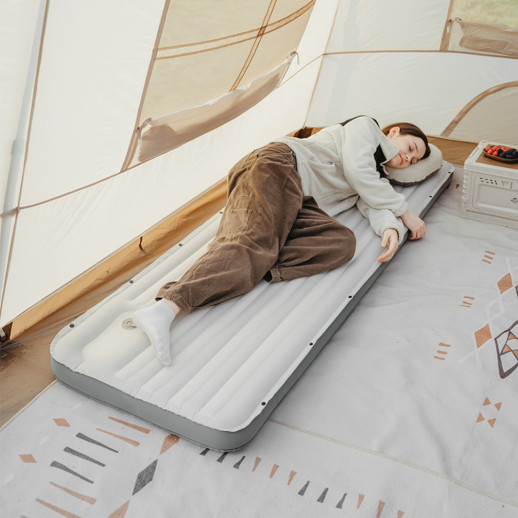 Матрас надувной одинарный Naturehike CNK2450WS034, 95 мм, с мешком для надувания, белый