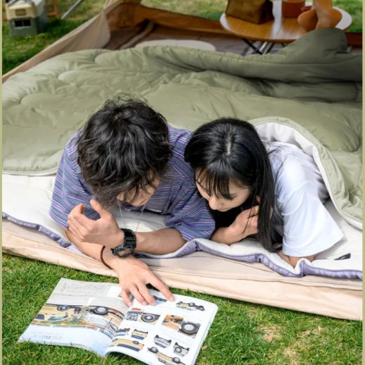 Спальник Naturehike H150 NH19S015-D, (18-25°C), p-р L, свeтло-зеленый