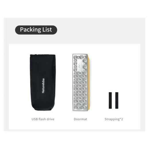 Коврик складной IXPE Naturehike CNK2550WS030, алюминиевая пленка, 18 мм, оливково-зеленый