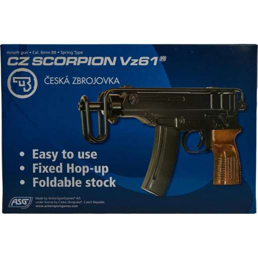 Пистолет-пулемет страйкбольный ASG CZ Scorpion Vz61 кал. 6 мм