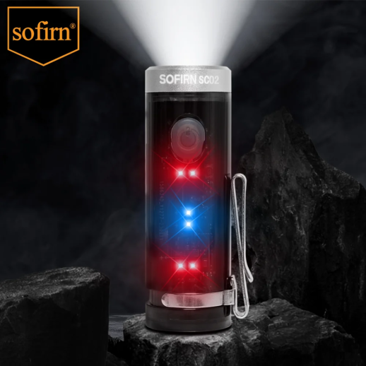 Фонарь Sofirn SC02 Mini, 320 люмен, стальной (открытая / поврежденная упаковка)