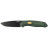 Нож CJRB Aes Black Blade, AR-RPM9, Micarta green