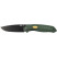 Нож CJRB Aes Black Blade, AR-RPM9, Micarta green