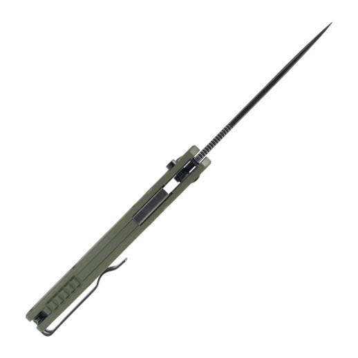 Нож складной туристический SRM (9.2 см) 14C28N / G10 зеленый