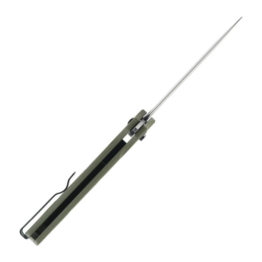 Нож складной туристический SRM (9.2 см) 14C28N / G10 зеленый