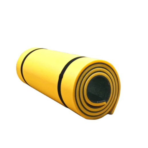 Коврик IZOLON ALU 12 (1800х500) мягкий, цветной, производный, ламинированный, в палатку, желто-серый