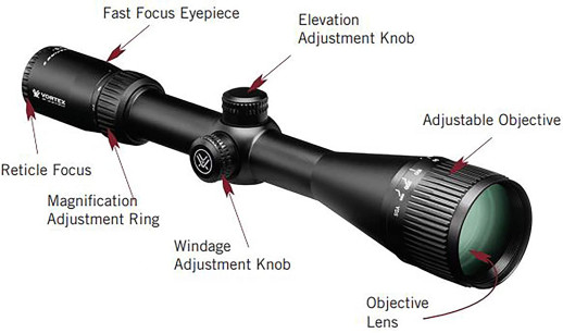 Прицел оптический Vortex Crossfire II 3-12x56 AO Hog Hunter V-Brite IR (CF2-31049)
