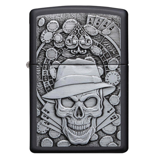 Зажигалка Zippo 218 Gambling Skull (49183)