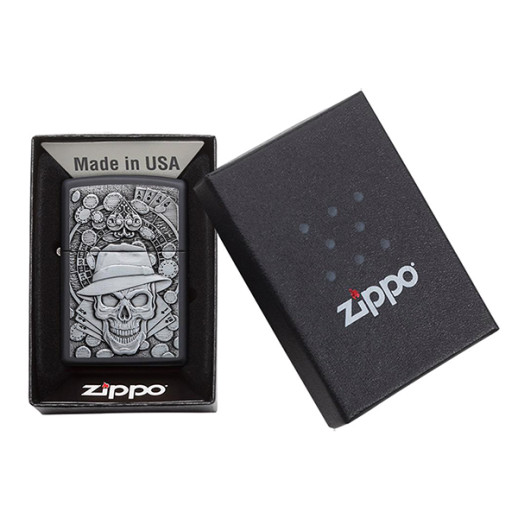 Зажигалка Zippo 218 Gambling Skull (49183)