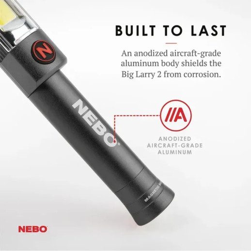 Фонарь ручной Nebo Big Larry 2 500 люмен (NB NEB-6737-G)