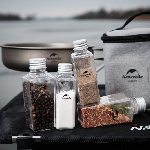 Набор для специй Naturehike BBQ LNH19T002-P grey (витринный образец / поврежденная упаковка)