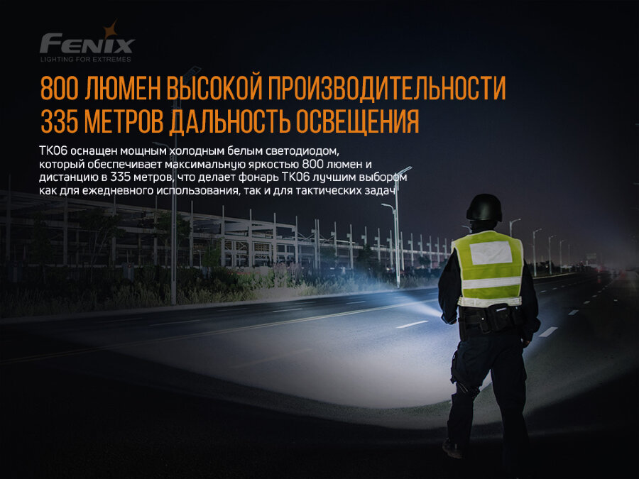 Фонарь Fenix TK06 Luminus SST20 L4 102002