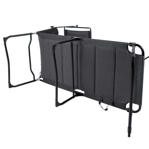 Кровать раскладная Bo-Camp Sun Lounger With Sunscreen 5 Positions Grey (1304492)