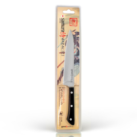 Нож кухонный Samura универсальный, 150 мм, Black SHR-0023B