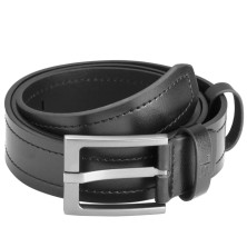 Ремень мужской кожаный Semi Line Black (P8236-0 L)