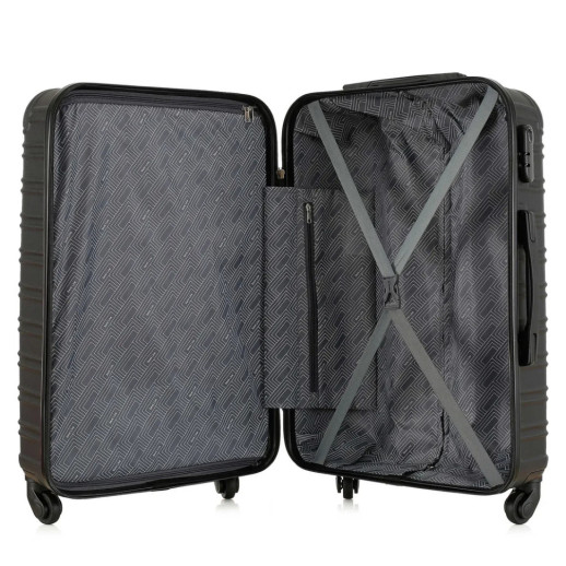 Чемодан Semi Line 24" (M) Black (T5953-2)