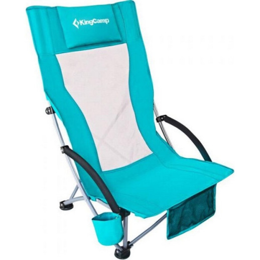 Кресло KingCamp High backed beach chair (KC1901) CYAN