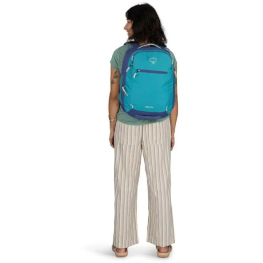 Рюкзак Osprey Daylite Expandable Travel Pack 26+6 blue spikemoss/alkaline - O/S - синий/бирюзовый