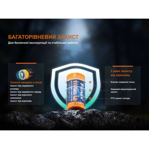 Аккумулятор 16340 Fenix (1150 mAh)