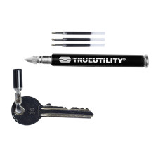 Брелок-ручка телескопическая True Utility Clip TU257 Black