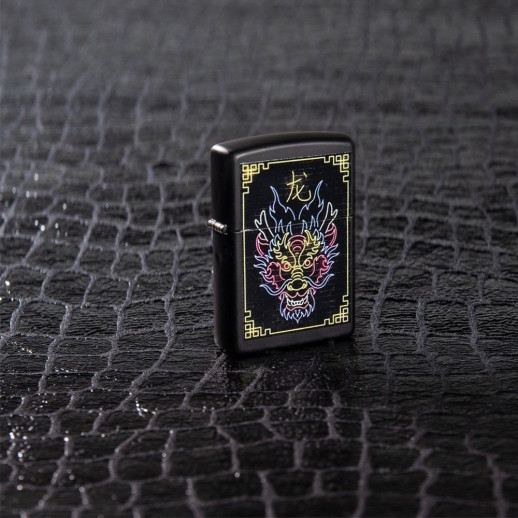 Зажигалка Zippo 218 Neon Dragon Design (49396)