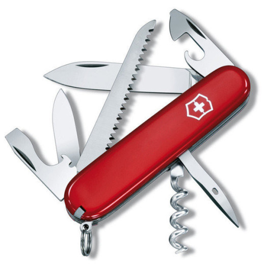 Нож Victorinox Camper 91мм,13функ,красн (поврежденная упауовка)